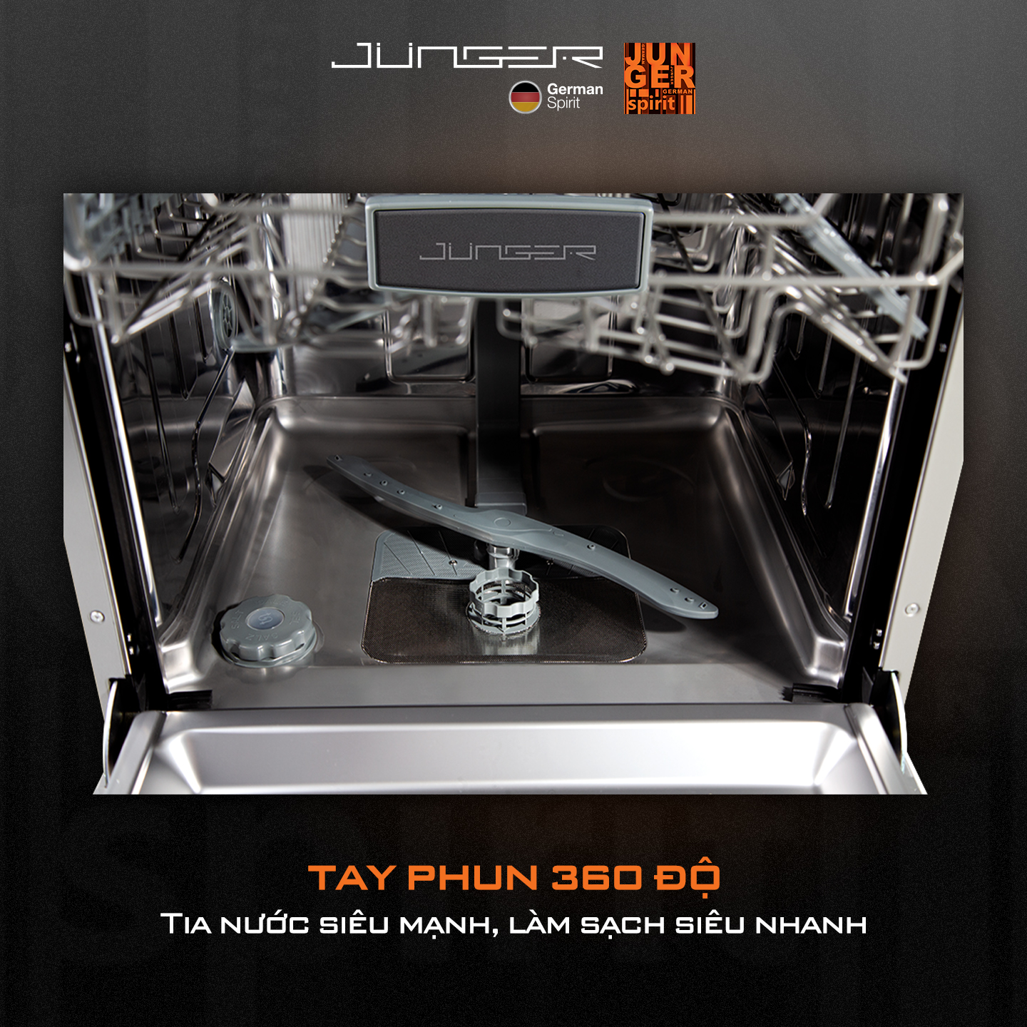 Máy rửa bát Junger DWJ-450