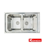 Chậu Rửa Chén 2 Hộc European Premium Konox KS8650 2B